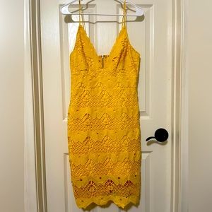 Lulus yellow dress